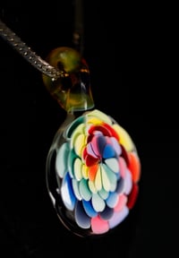 Image 4 of Tie Dye Rainbow Bright Pendent