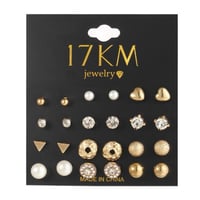 Image 1 of 12 pairs Earring Studs 17kM