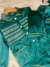 Image 1 of Boys handsmocked Harrods pyjamas 