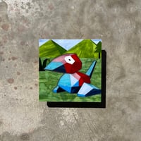 Image 2 of begin; dream, sticker