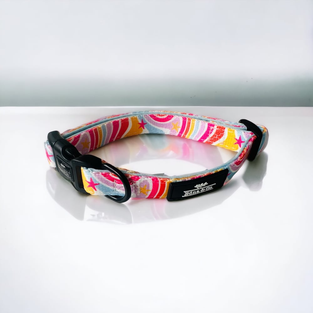Image of Retro Stripes Collection - Adjustable Pet Collar