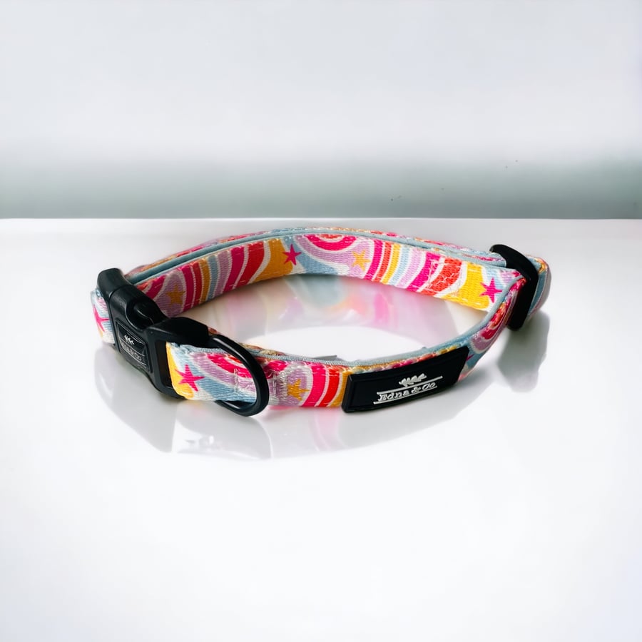 Image of Retro Stripes Collection - Adjustable Pet Collar