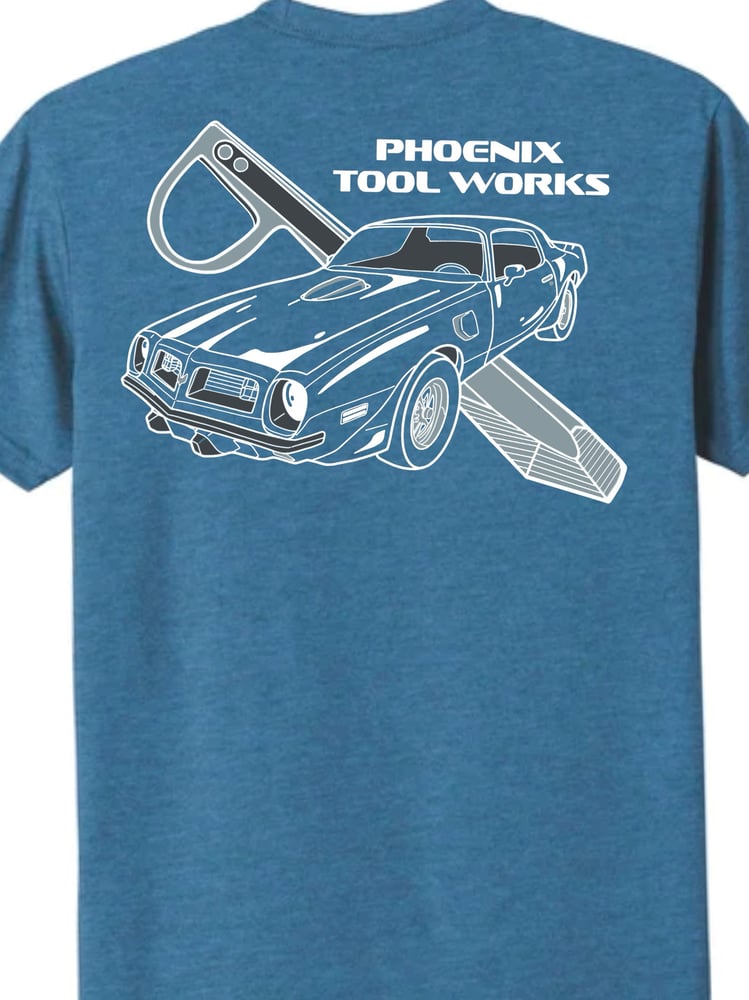 Image of PHOENIX TOOL WORKS HTR COOL BLUE TEE