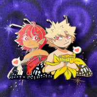 Image 3 of Butterfly KiriBaku Enamel Pin