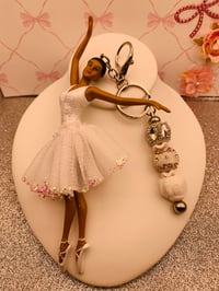 Image 1 of Ballerina#1  White Purse Charm