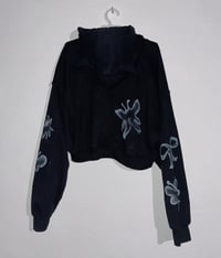 Image 4 of Black Hoody with Horns