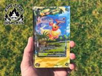 Image 1 of Flareon VMAX Promo Pokemon Card Display