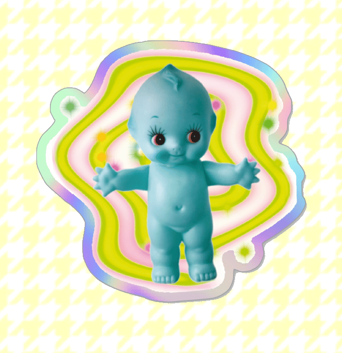 image of kewpie sticker