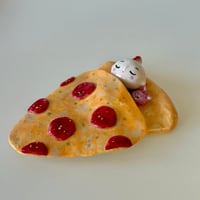 Image 1 of Punk Pizza Bed with Bunny