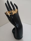 Gold Butterfly Fashion Bangle