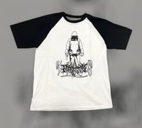 Image 2 of Nephrectomy-Black X White Raglan
