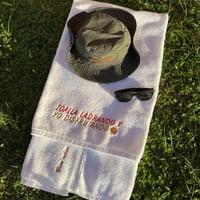 Image 2 of White Embroidered Towels – Rayando el Sol Summer Collection