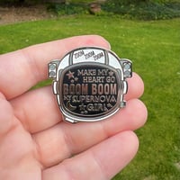 Image 2 of Zoom Enamel Pin – Supernova Girl Quote, Zenon-Inspired Space Pin, 2000s Disney Channel Nostalgia