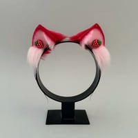 Image 2 of Mini Strawberry Kitten & Tail Set