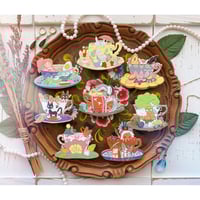 Image 1 of Ghibli Antique Teacup Pins