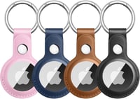 Image 2 of Keychain Leather AirTag Protective Cases