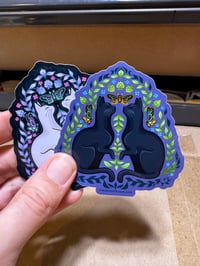 Image 1 of Cats and Moths Stickers - 2pk