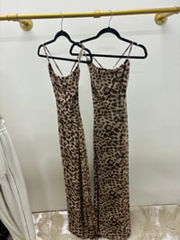 Image 2 of leopard midi dress 