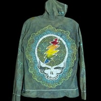 Image 1 of medium Ladies Lightweight Hoodie Green