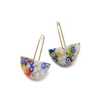 Image 1 of Millefiori Earrings No. 4