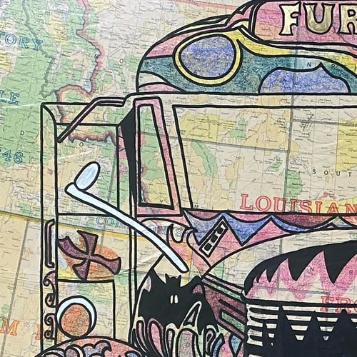Image of “FURTHER” BUS PAINTING