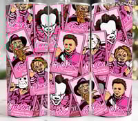 pink horror 20oz tumbler