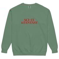 Image 1 of Sci-Fi & Fantasy embroidered Comfort Colors sweatshirt