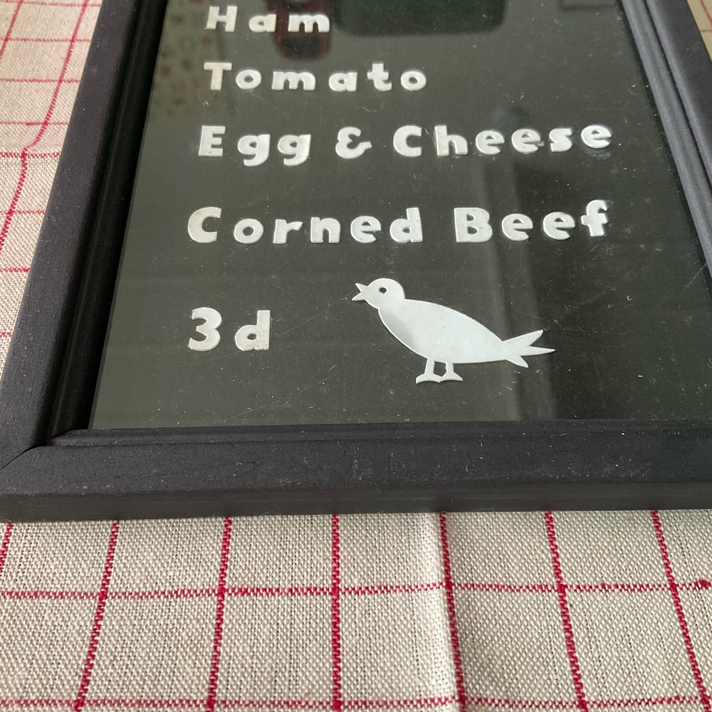 Image of Menu Card (Sandwiches)