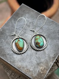 Image 3 of Sonoran Turquoise Earrings 