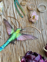 Image 3 of Wings Threader Earrings