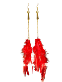 Image 1 of Light as a feather earrings 