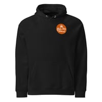 Image 1 of Bite Me logo Unisex eco raglan hoodie