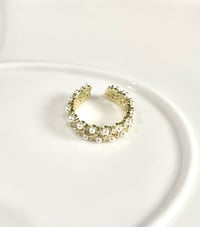 Image 3 of Pearl & Crystal Ring
