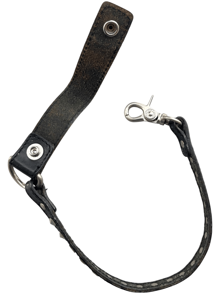 Hysteric Glamour Leather Studded Wallet Chain | neverlandsupply