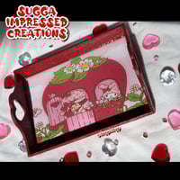 Image 2 of My Melody X Strawberry Shortcake Tray