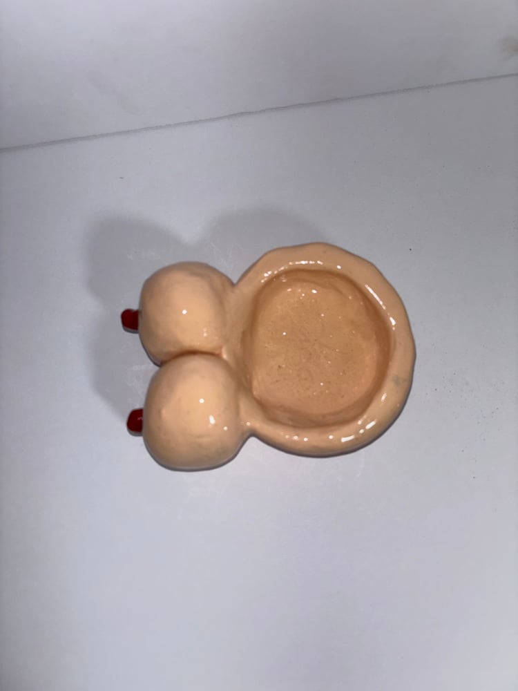 Image of Witties ( clay ashtray )