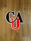 CLARK ATLANTA UNIVERSITY 10” CHENILLE CAU PATCH