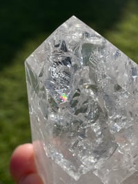 Image 6 of Crackle Quartz Crystal Tower #1827