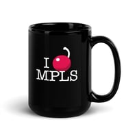 Image 4 of I [CHERRY] MPLS Mug (Black)