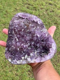 Image 15 of Amethyst With Calcite & Polished Edges | Brazil #2185
