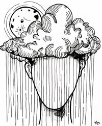 Rainy Art Print