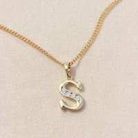 Image 1 of Letter “S” Necklace