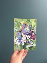 Image 2 of Green Bouquet Print