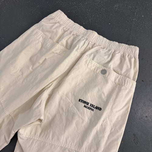 Image of AW 2025 Stone Island Marina Organic Cotton Tela pants, size 34”