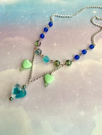 Image 2 of Icy Heart Chain Necklace