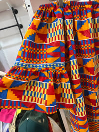 Image 2 of African print off shoulder top