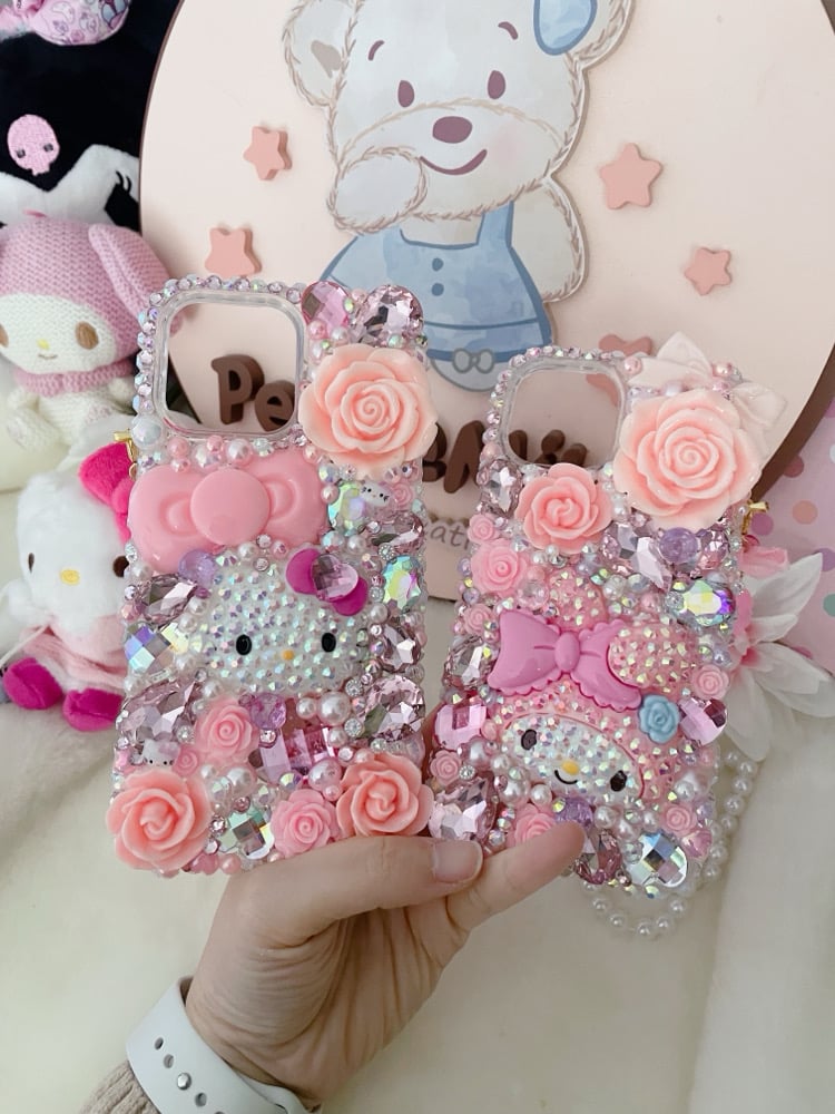 bling kawaii kitty phonecase PM3