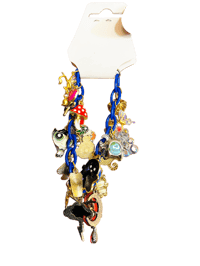 Image 3 of Blue Chain Charm Bracelet 