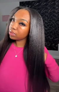 Image 1 of 24” Kinky Straight VPart Wig (Unice)