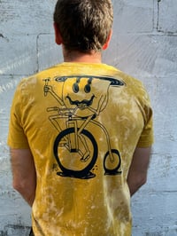 Image 5 of Penny Portal Tee - Mustard Bleach Dye